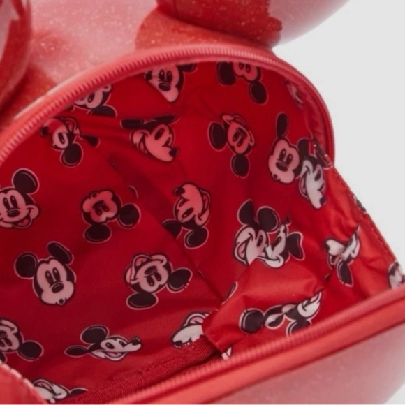 Loungefly Disney Parks Red Mickey Mouse Crossbody Bag